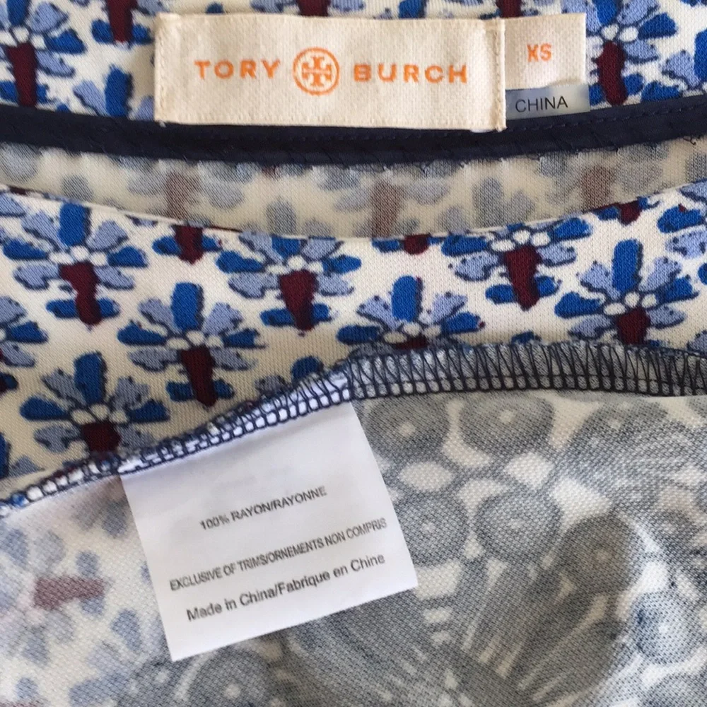 Tory Burch Jamie Mixedprint Jersey Dress.